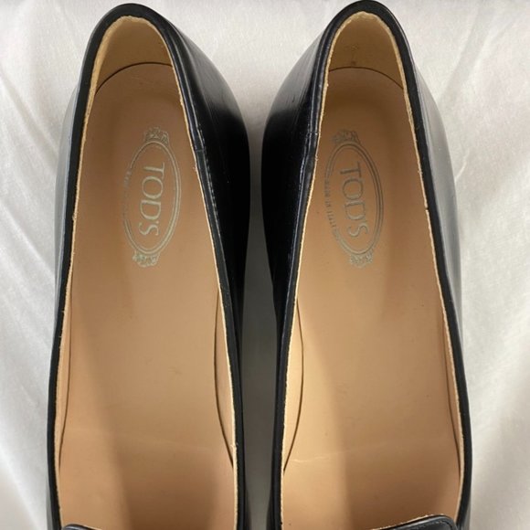 Tod's Double T black women's loafers - Picture 6 of 11